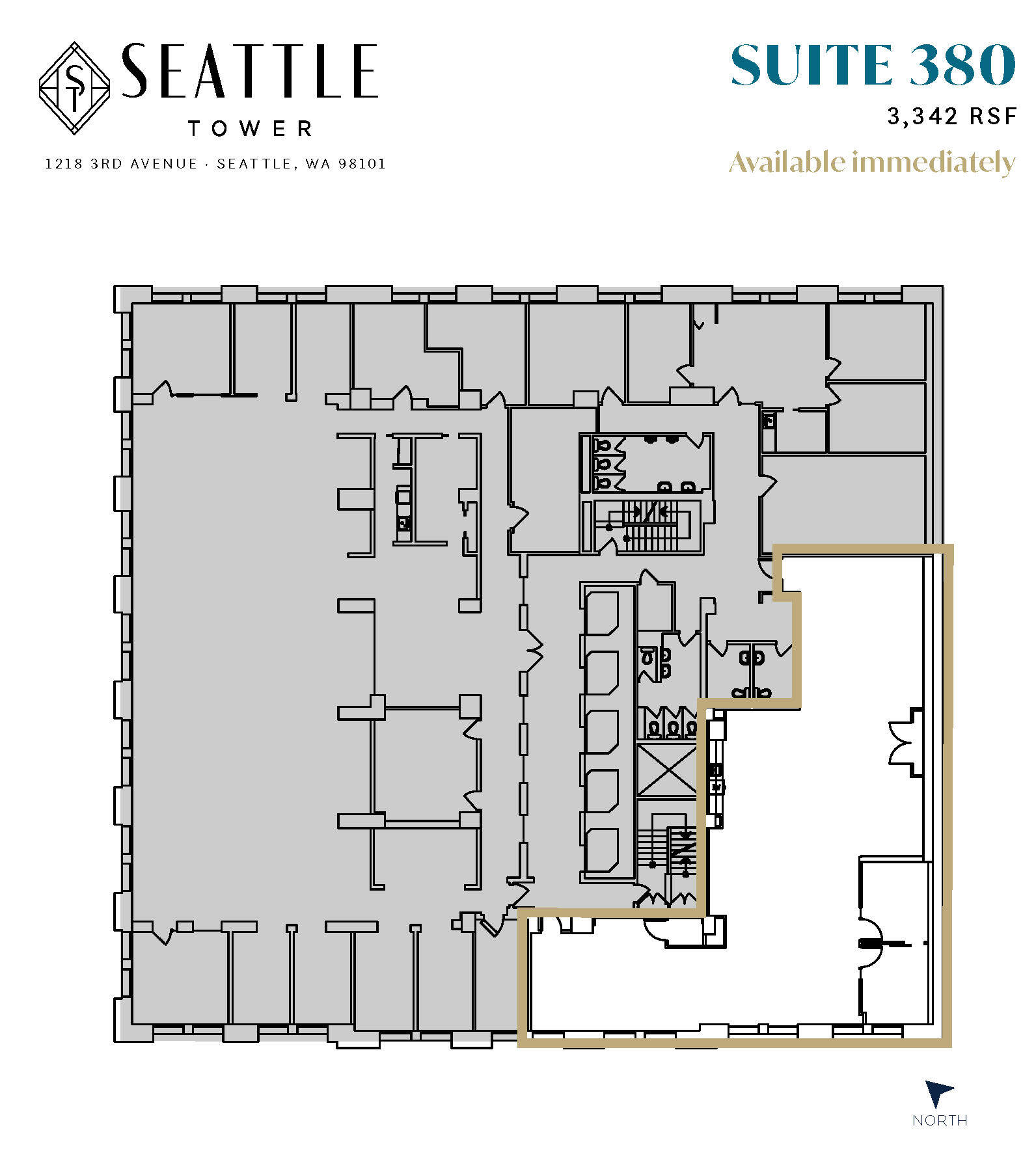 1218 3rd Ave, Seattle, WA for lease Floor Plan- Image 1 of 1