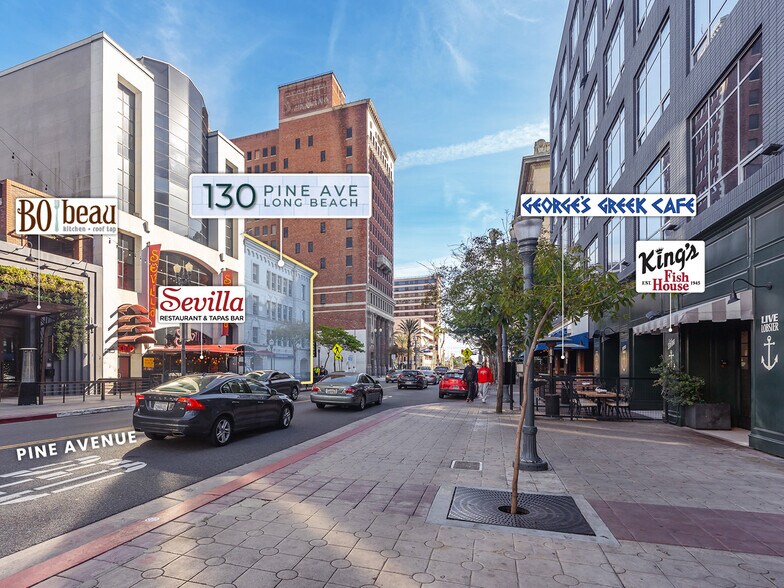 130 Pine Ave, Long Beach, CA for lease - Aerial - Image 3 of 10