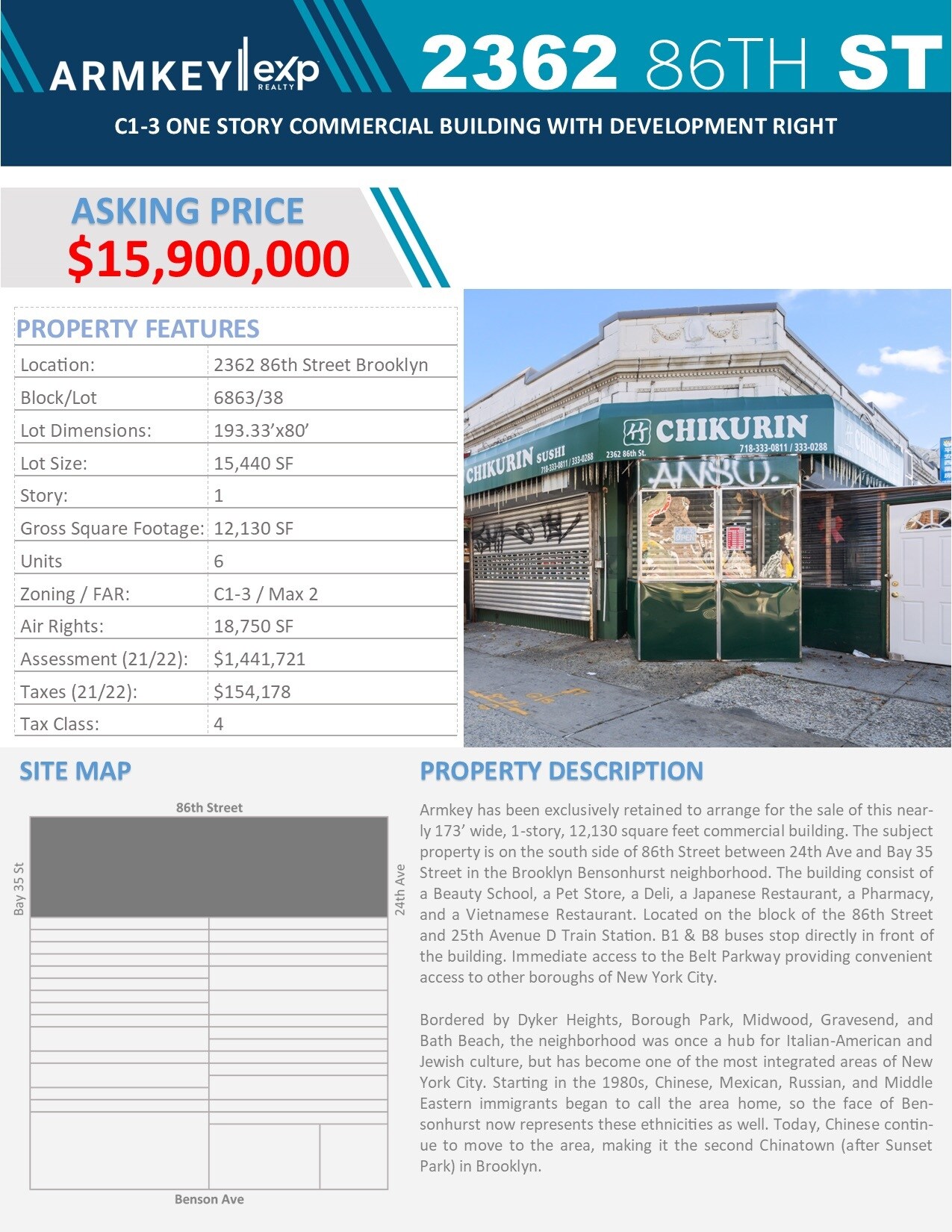 2362-2370 86th St, Brooklyn, NY for sale Building Photo- Image 1 of 1