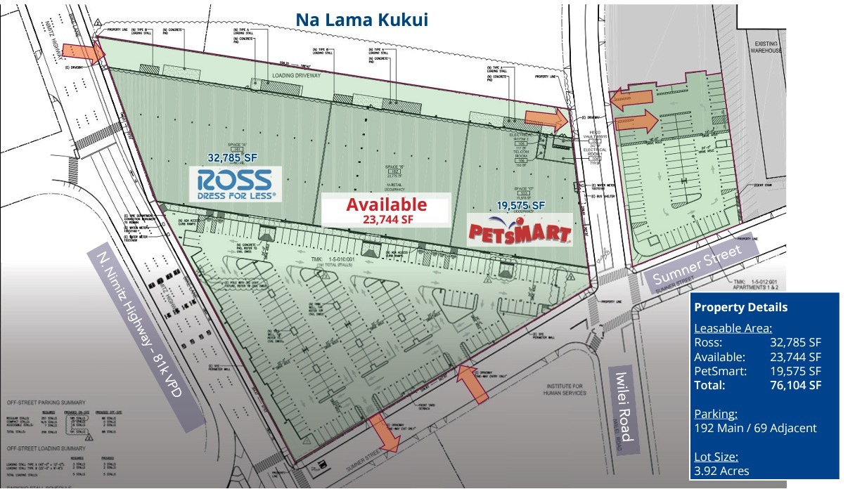 500 N Nimitz Hwy, Honolulu, HI for lease Site Plan- Image 1 of 1