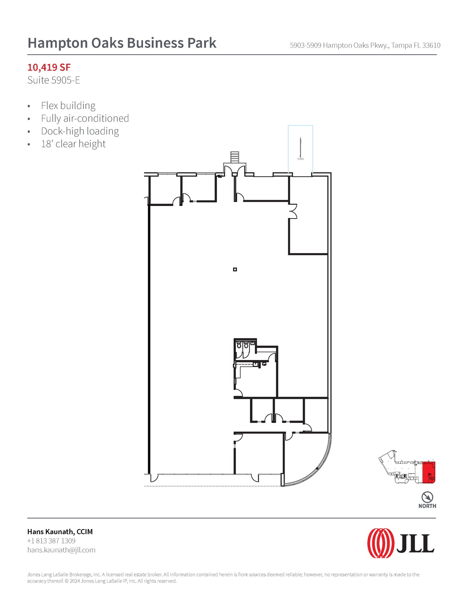 5909 Hampton Oaks Pky, Tampa, FL for lease Floor Plan- Image 1 of 1