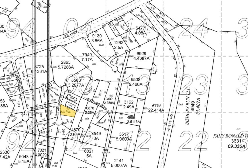6593 Merchant Pl, Warrenton, VA for sale - Plat Map - Image 1 of 1