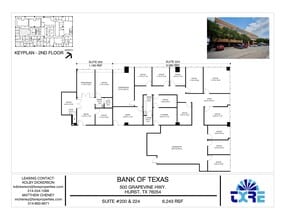 500 Grapevine Hwy, Hurst, TX for lease Floor Plan- Image 2 of 2