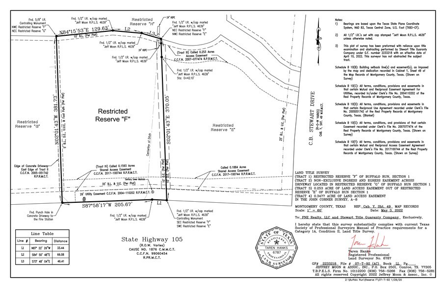 20550 Eva St, Montgomery, TX for lease - Site Plan - Image 2 of 4