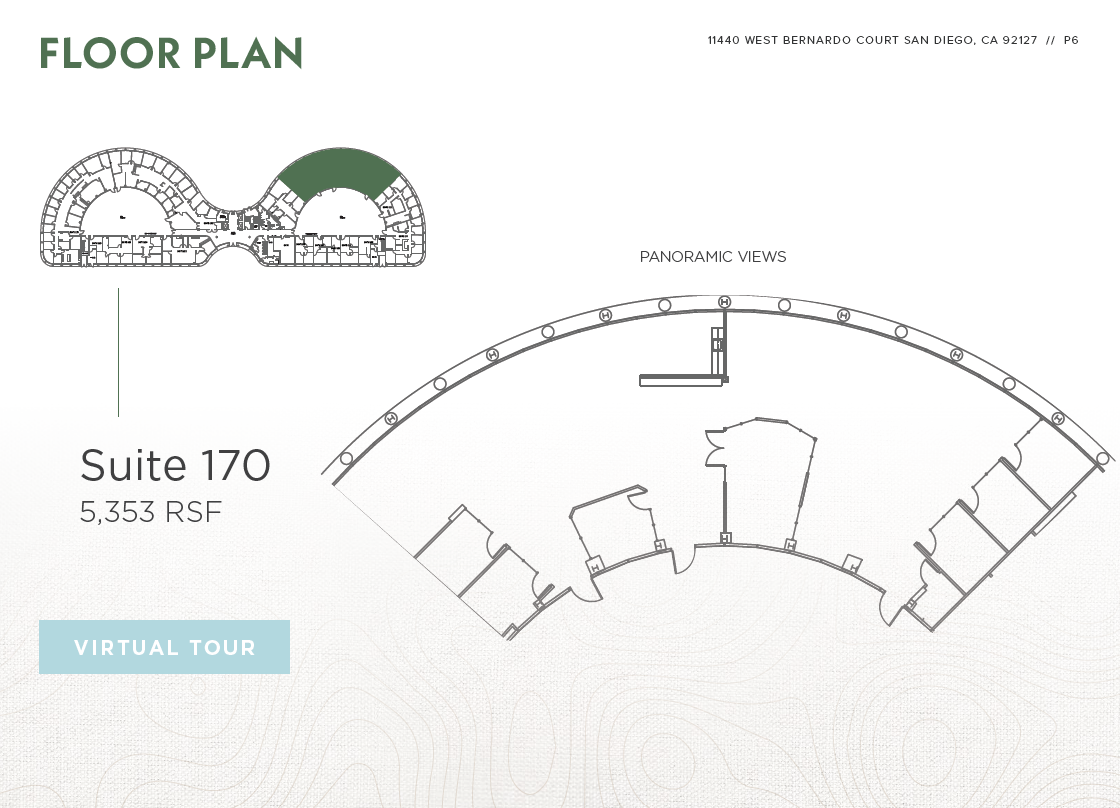 11440 W Bernardo Ct, San Diego, CA for lease Floor Plan- Image 1 of 1