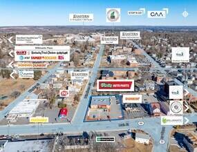 1031 Main St, Willimantic, CT - AERIAL  map view - Image1