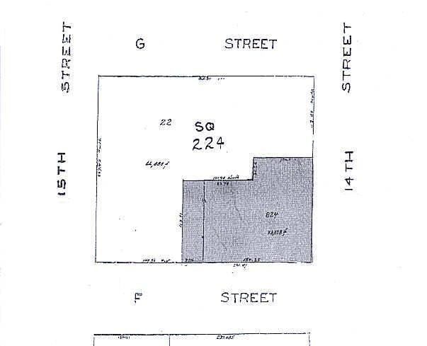 600 14th St NW, Washington, DC for lease - Plat Map - Image 2 of 25