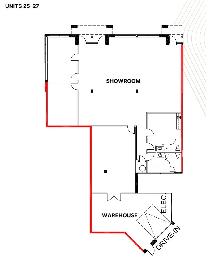 760 Pacific Rd, Oakville, ON for lease Floor Plan- Image 1 of 1
