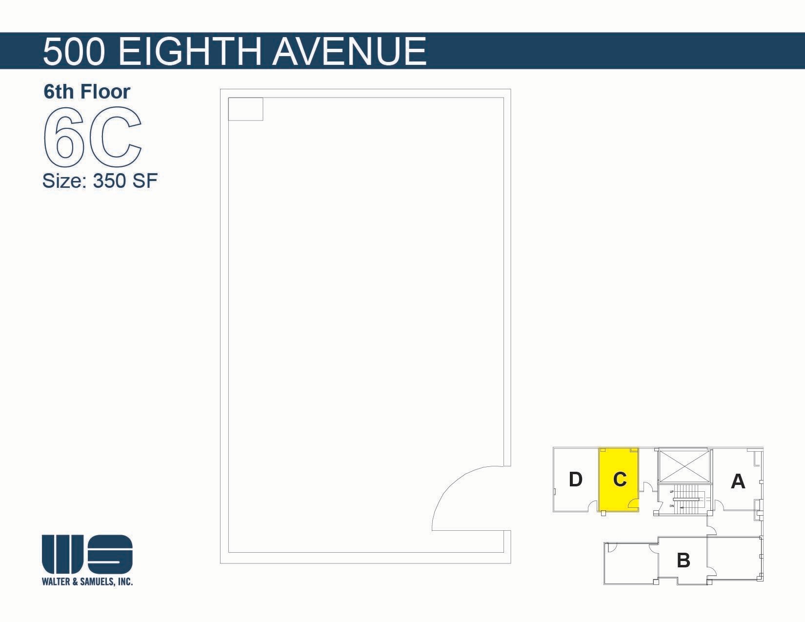 500 Eighth Ave, New York, NY for lease Floor Plan- Image 1 of 1