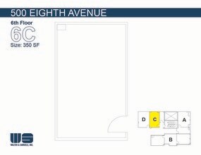 500 Eighth Ave, New York, NY for lease Floor Plan- Image 1 of 1