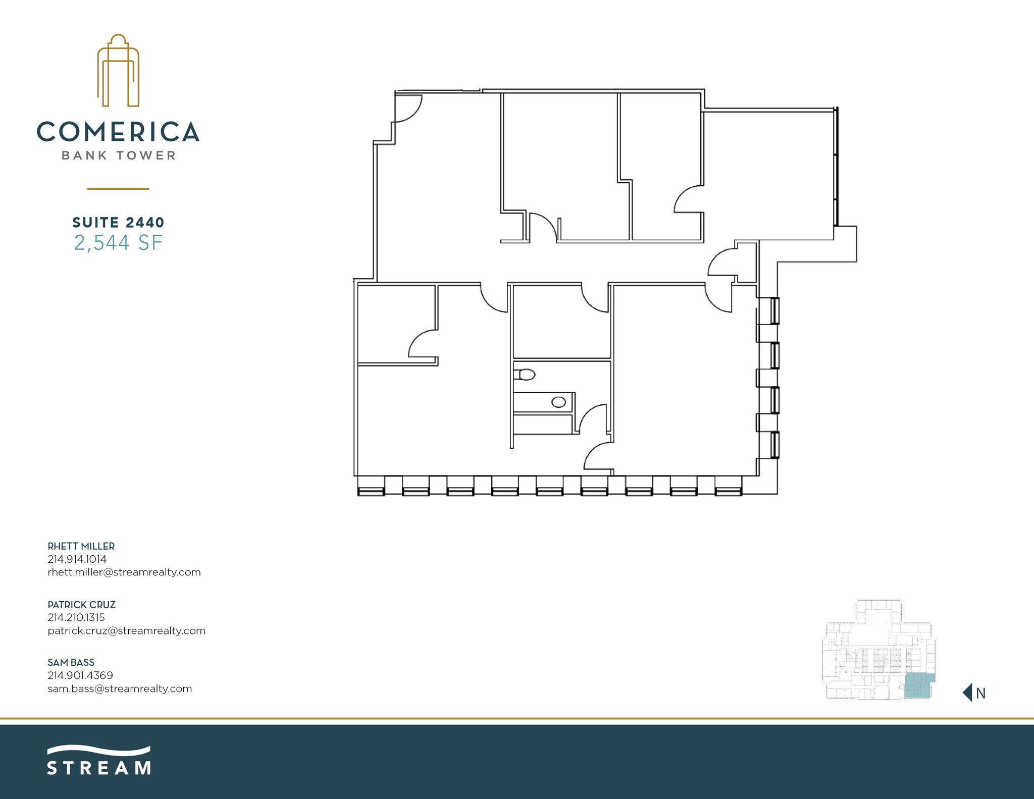 1717 Main St, Dallas, TX for lease Floor Plan- Image 1 of 1