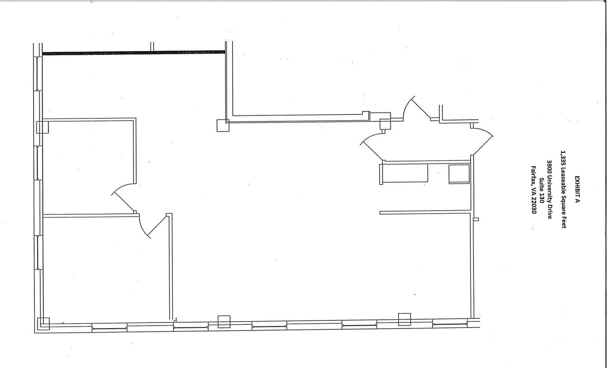 3900 University Dr, Fairfax, VA for lease Floor Plan- Image 1 of 1