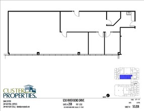 1230 River Bend Dr, Dallas, TX for lease Floor Plan- Image 1 of 1