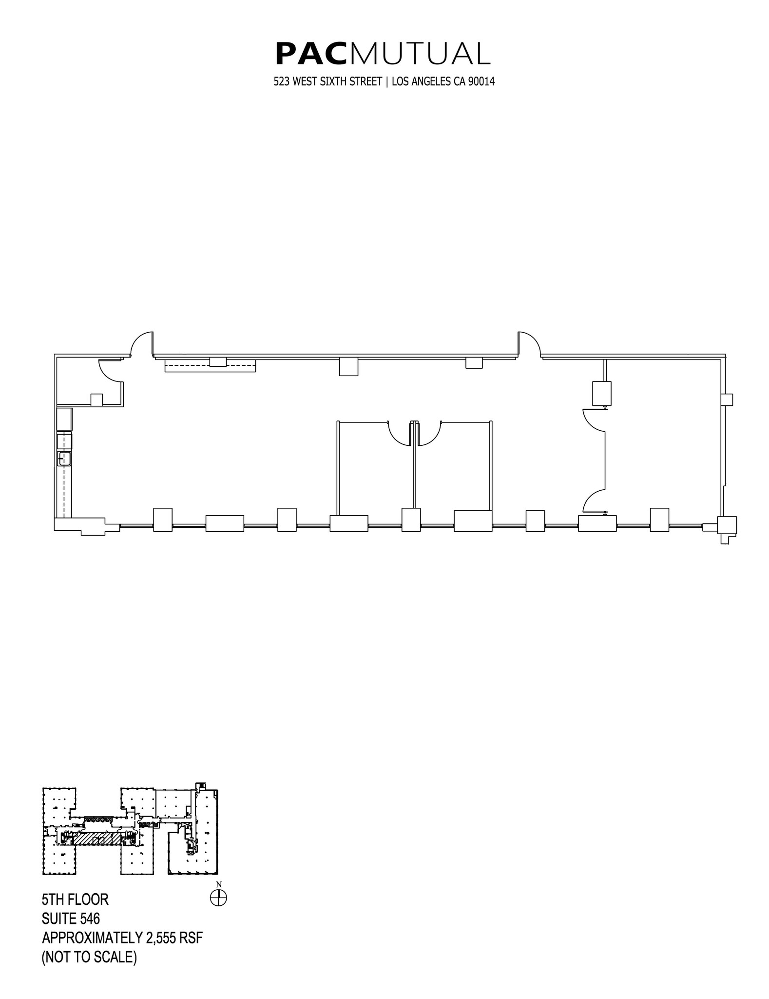 523 W 6th St, Los Angeles, CA for lease Floor Plan- Image 1 of 1