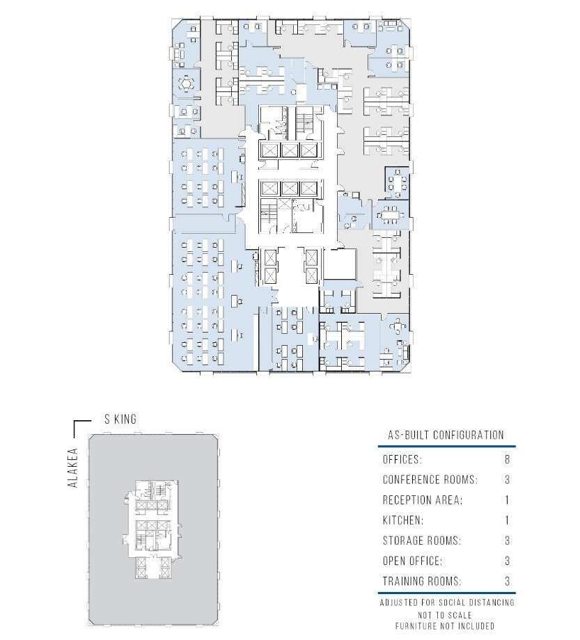 1001 Bishop St, Honolulu, HI for lease Floor Plan- Image 1 of 1