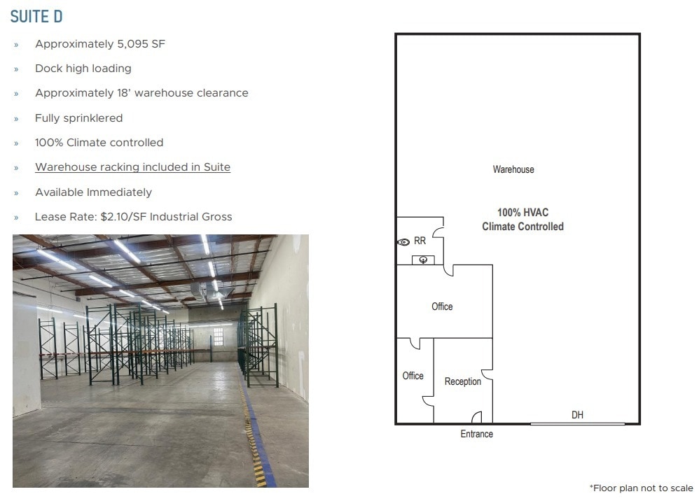 9389 Dowdy Dr, San Diego, CA for lease Floor Plan- Image 1 of 2