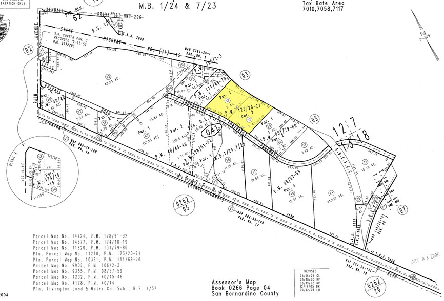 5685 Industrial Pky, San Bernardino, CA for lease - Plat Map - Image 2 of 3