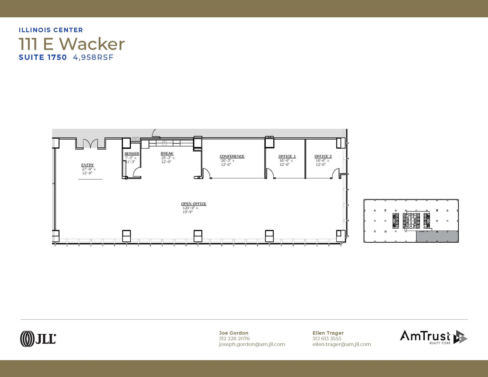 111 E Wacker Dr, Chicago, IL for lease Floor Plan- Image 1 of 9