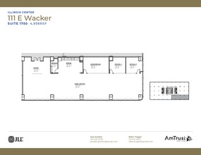 111 E Wacker Dr, Chicago, IL for lease Floor Plan- Image 1 of 9