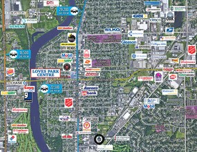 5910 N 2nd St, Loves Park, IL - AERIAL map view - Image1