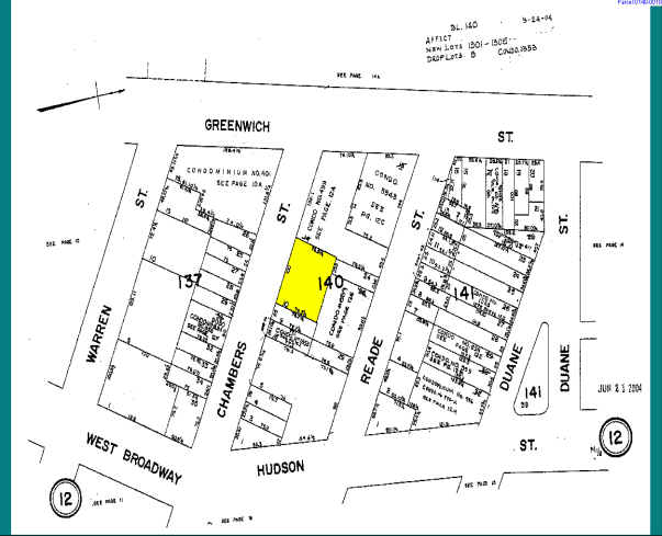 150 W 22nd St, New York, NY for lease - Plat Map - Image 3 of 3