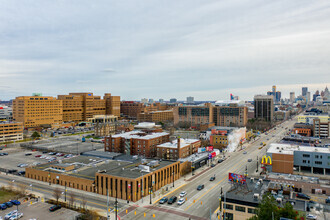 50 E Canfield St, Detroit, MI - aerial  map view