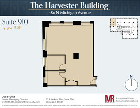 180 N Michigan Ave, Chicago, IL for lease Floor Plan- Image 1 of 5