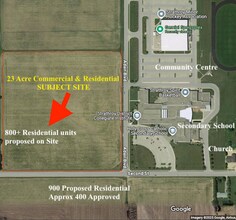 301 Second st, Strathroy, ON - AERIAL  map view