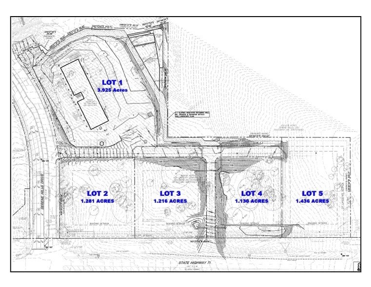 Highway 71 Serene Hills Drive, Lakeway, TX for sale - Site Plan - Image 2 of 2