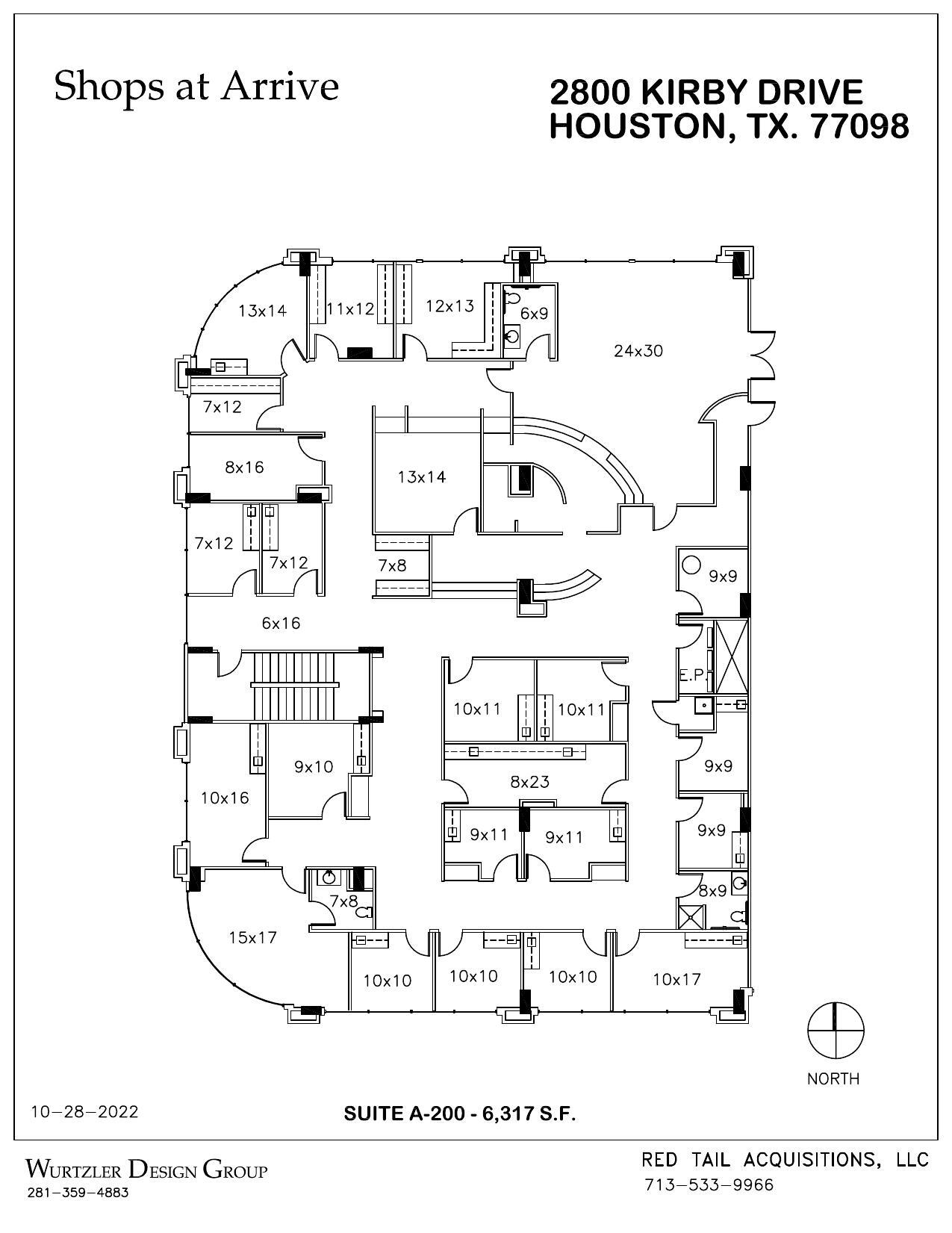 2800 Kirby Dr, Houston, TX for lease Floor Plan- Image 1 of 1