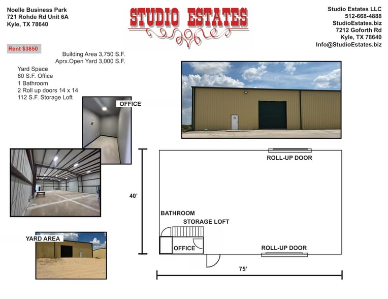 721 Rohde Rd, Kyle, TX for lease - Building Photo - Image 2 of 5