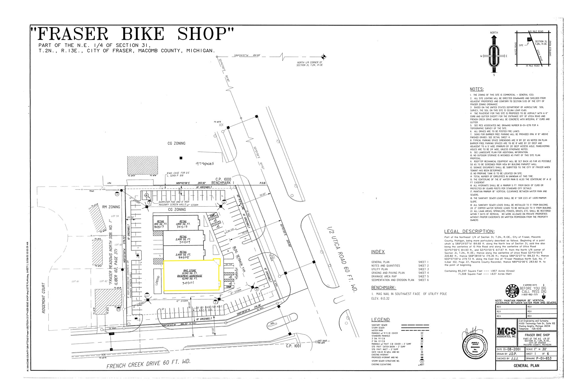 34501-34517 Utica Rd, Fraser, MI for lease Building Photo- Image 1 of 3