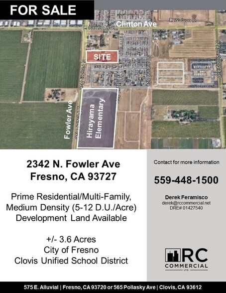2342 N Fowler Ave, Fresno, CA for sale - Primary Photo - Image 1 of 1