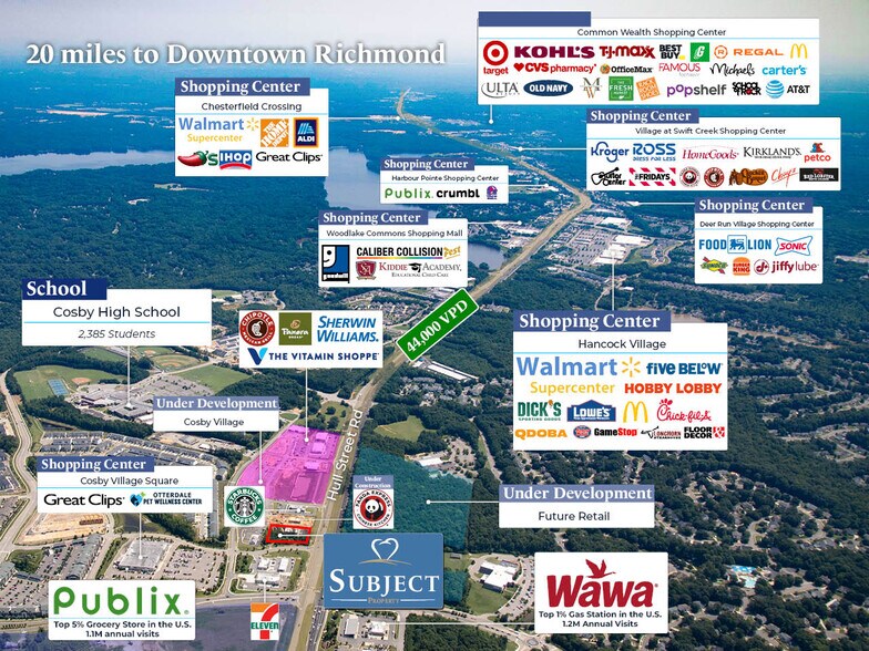 15884 Cosby Rd, Chesterfield, VA for sale - Aerial - Image 3 of 6