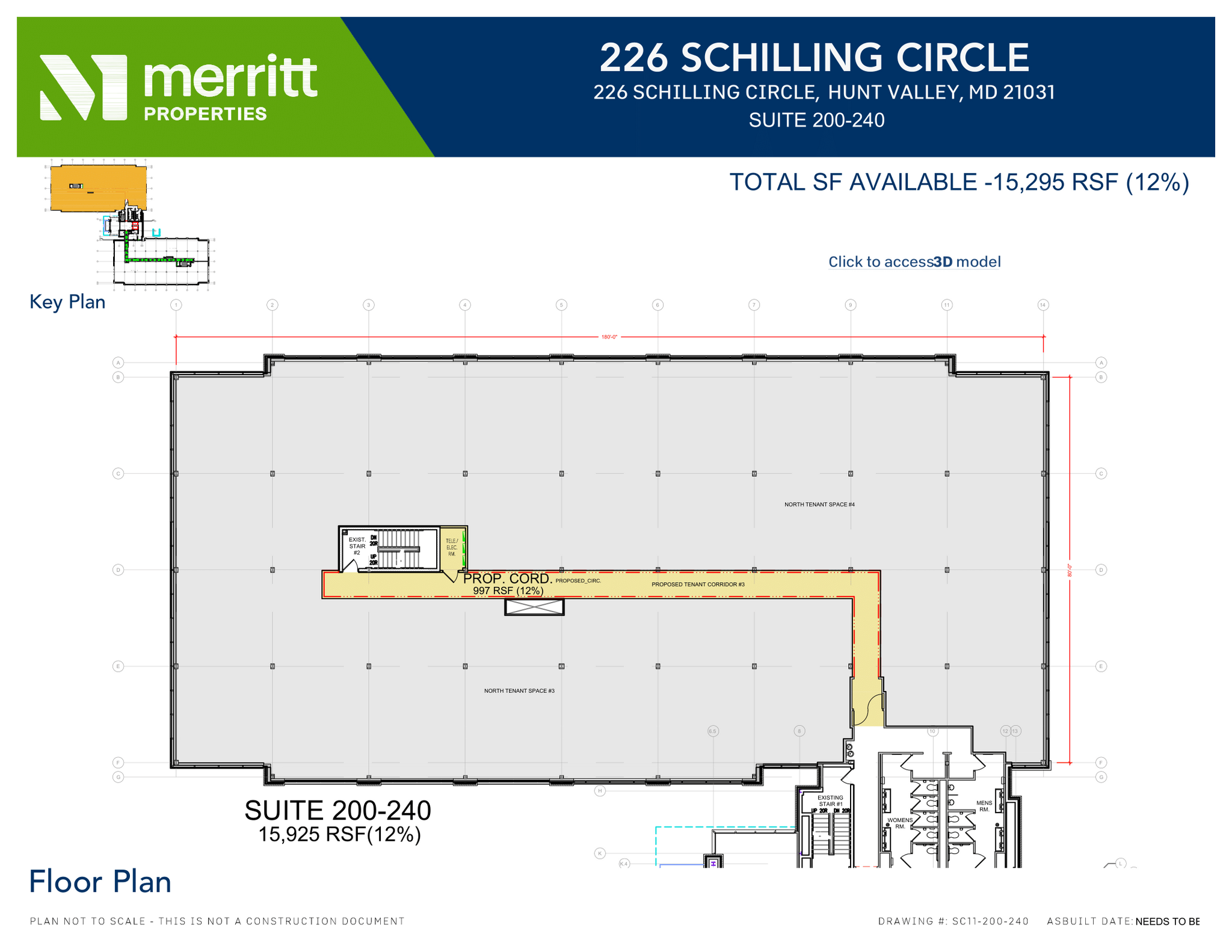 215 Schilling Cir, Hunt Valley, MD for lease Floor Plan- Image 1 of 1