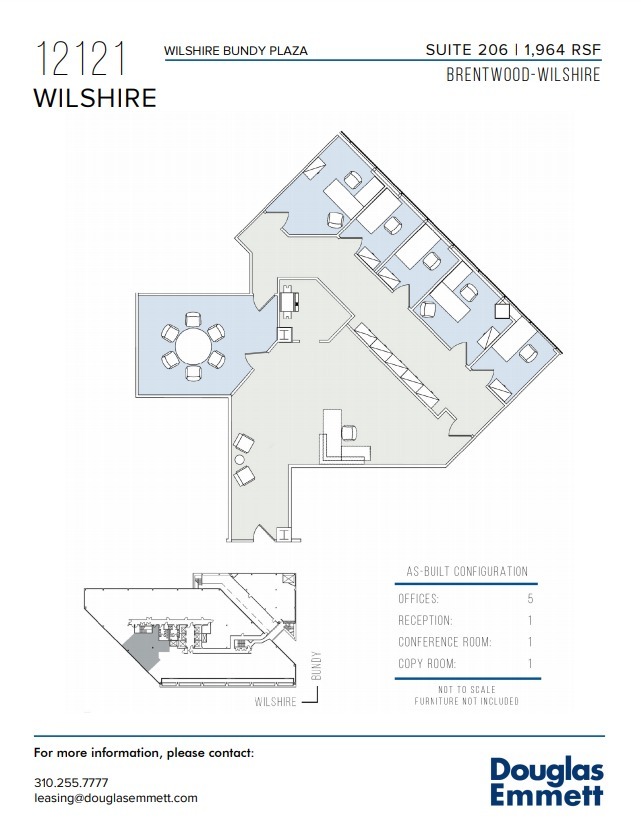 12121 Wilshire Blvd, Los Angeles, CA for lease Floor Plan- Image 1 of 1