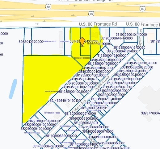1300 E US 80 Hwy, Mesquite, TX for sale - Plat Map - Image 2 of 4