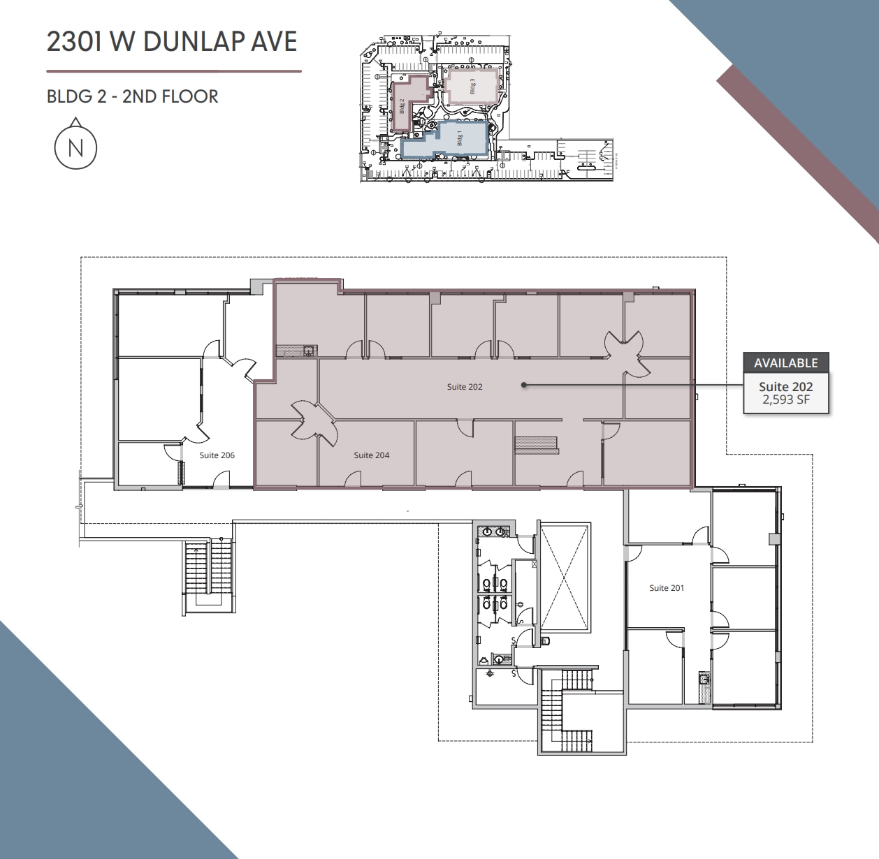 2301 W Dunlap Ave, Phoenix, AZ for lease Floor Plan- Image 1 of 1