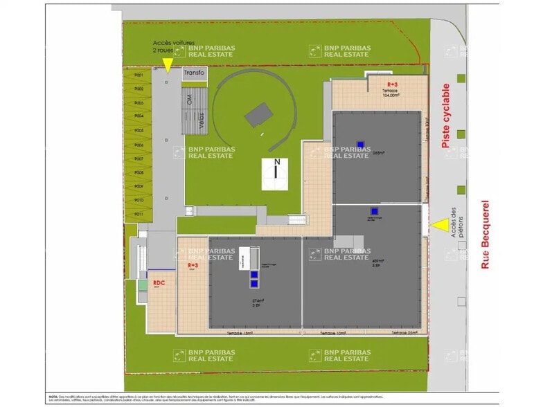 Office in Montpellier for sale - Site Plan - Image 2 of 8