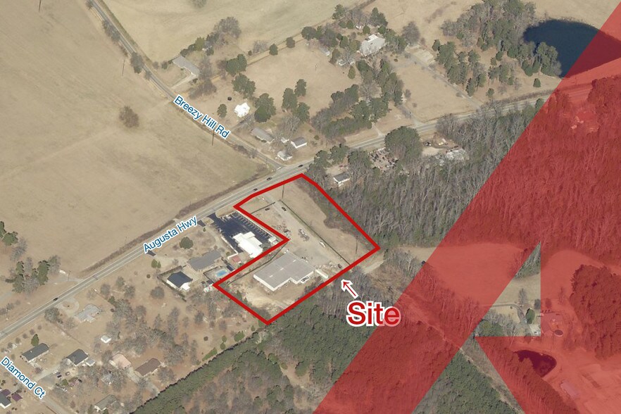 6501 Augusta Hwy, Batesburg, SC for sale - Aerial - Image 1 of 1