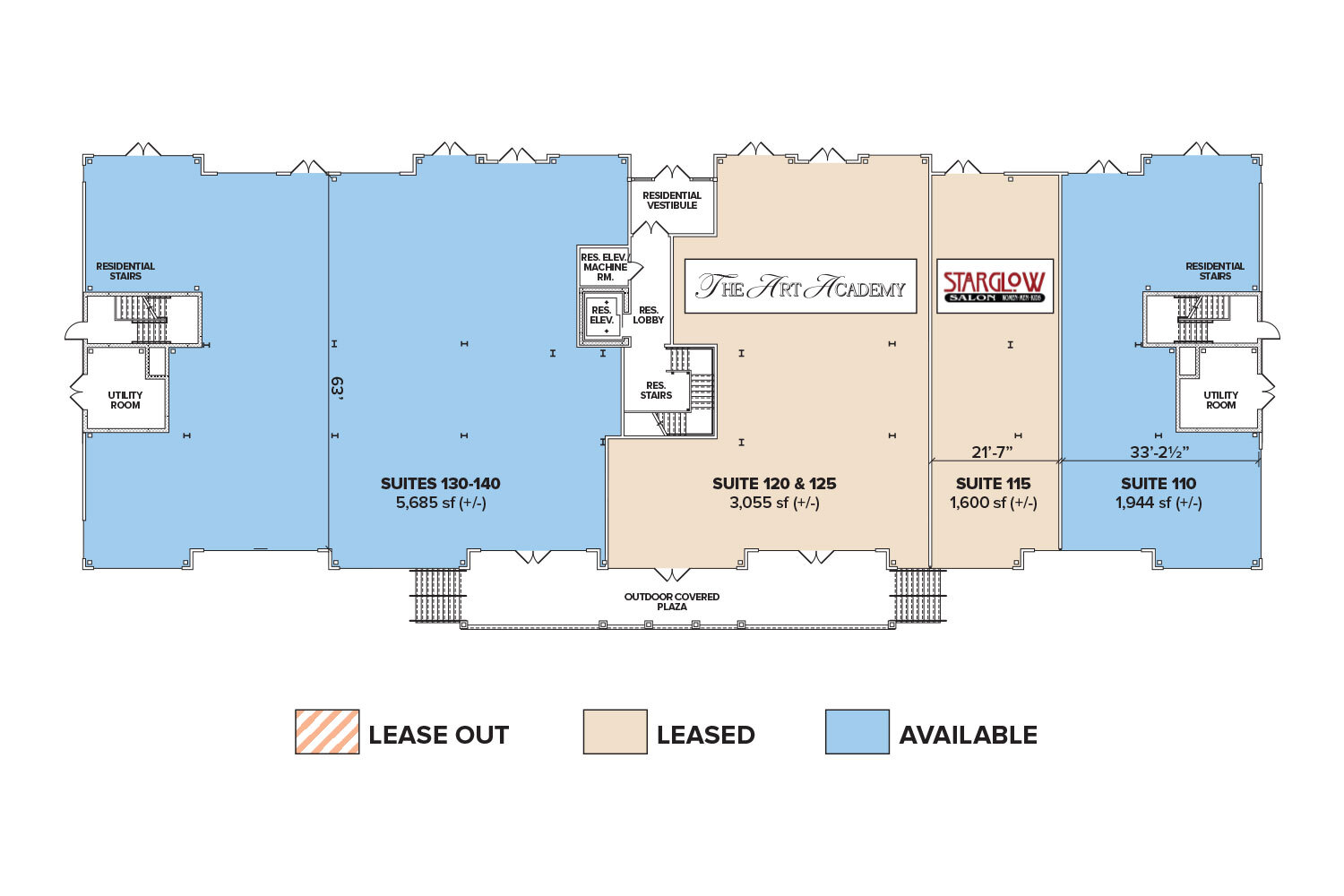 630 Route 206, Hillsborough, NJ for lease Floor Plan- Image 1 of 2