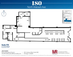 180 N Wabash Ave, Chicago, IL for lease Floor Plan- Image 1 of 12