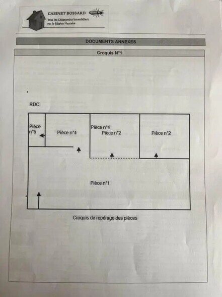 Retail in Nantes for lease - Floor Plan - Image 2 of 2