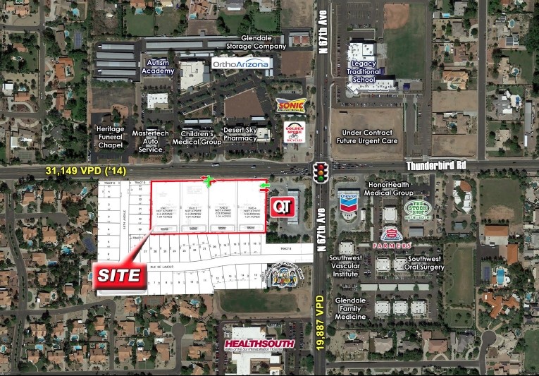 SWC 67th Ave & Thunderbird Rd, Peoria, AZ for sale Primary Photo- Image 1 of 1