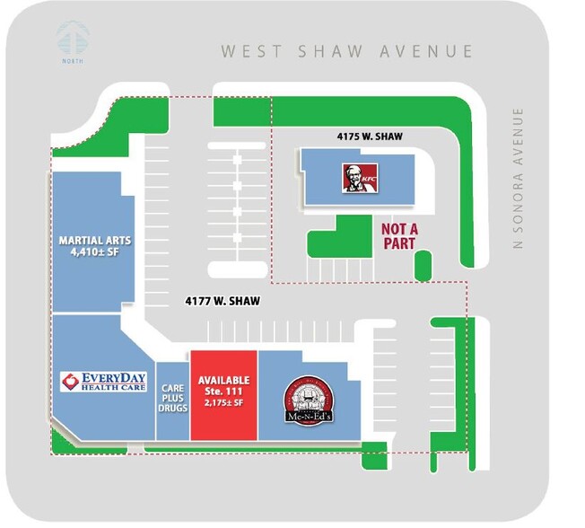 4177 W Shaw Ave, Fresno, CA for lease - Building Photo - Image 2 of 4