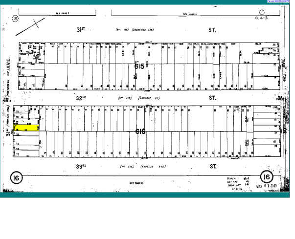 32-07 31st Ave, Long Island City, NY for sale - Plat Map - Image 1 of 1