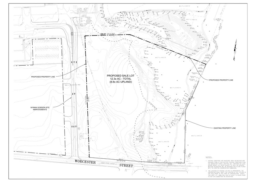 244 Worcester St, North Grafton, MA for sale - Site Plan - Image 2 of 2