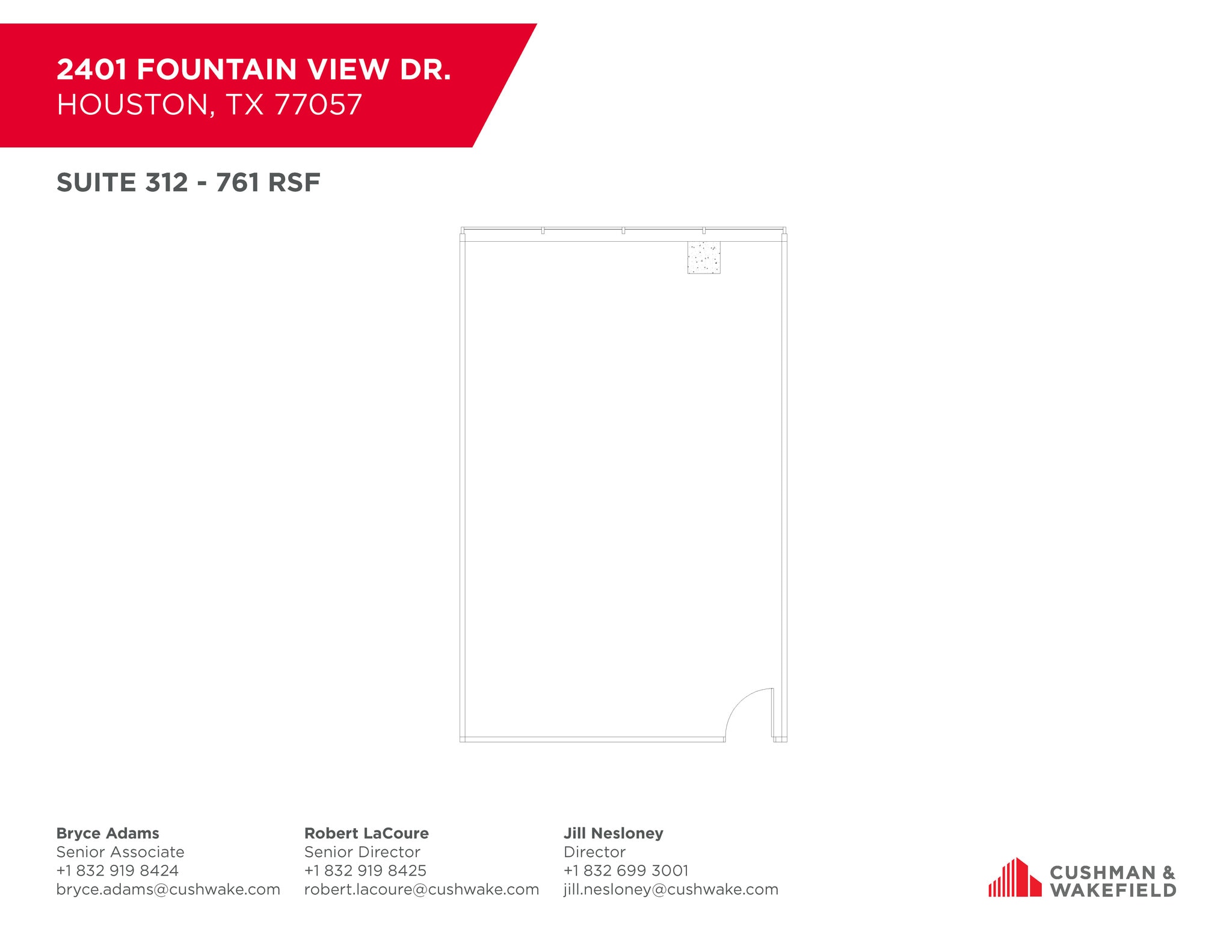 2401 Fountain View Dr, Houston, TX for lease Floor Plan- Image 1 of 1