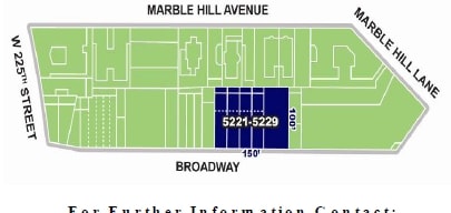 5221-5229 Broadway, Bronx, NY for lease - Plat Map - Image 2 of 4