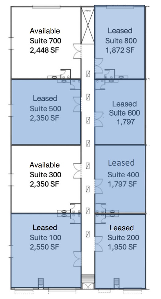 150 Glass St, Dallas, TX for lease Floor Plan- Image 1 of 1